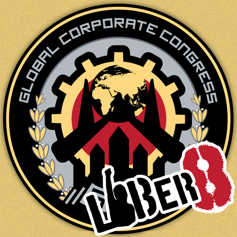 An icon to show the Continuum Global Corporate Congress logo with some Liber8 grafitti